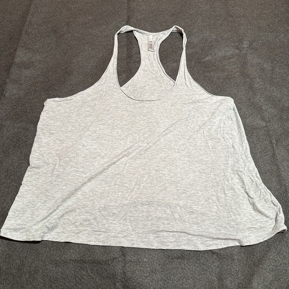 SKIMS Gray Tank Top XL Kim k Stretch Sleeveless Basic Essential extra large